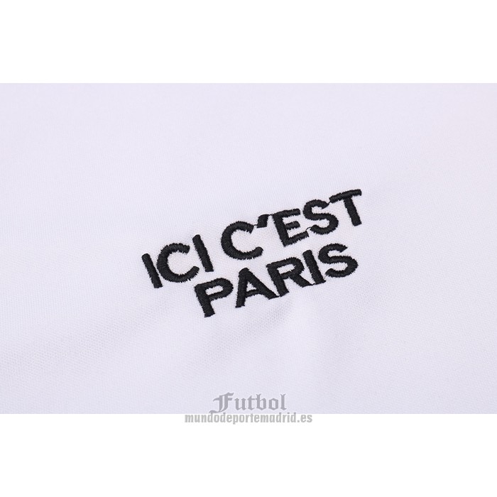 Chandal del Paris Saint-Germain Manga Corta 2020-2021 Blanco
